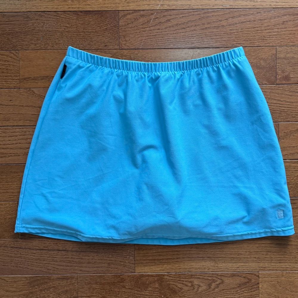 Vintage Nike Women’s Dri-Fit Tennis Preppy Skort Sz Large 12-14 Lt.‎ Blue Sporty